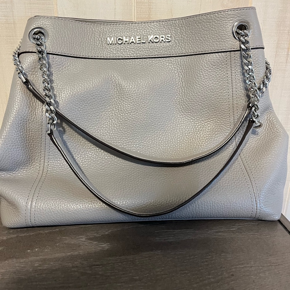 Taupe leather Michael Kors handbag.  Excellent condition. Rarely used. No flaws.
